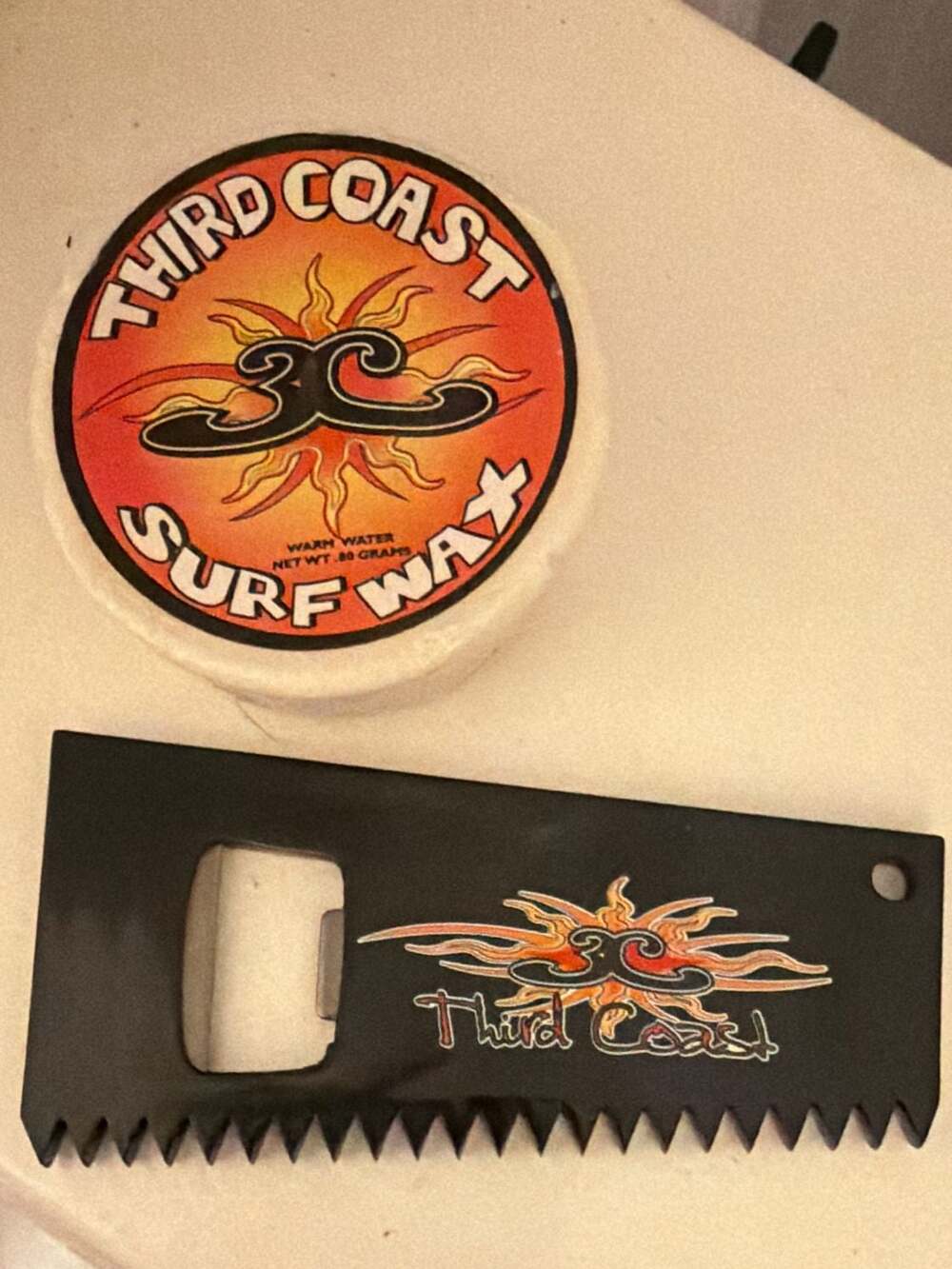 Third Coast Surf Wax with Surfboard Comb/Bottle Opener